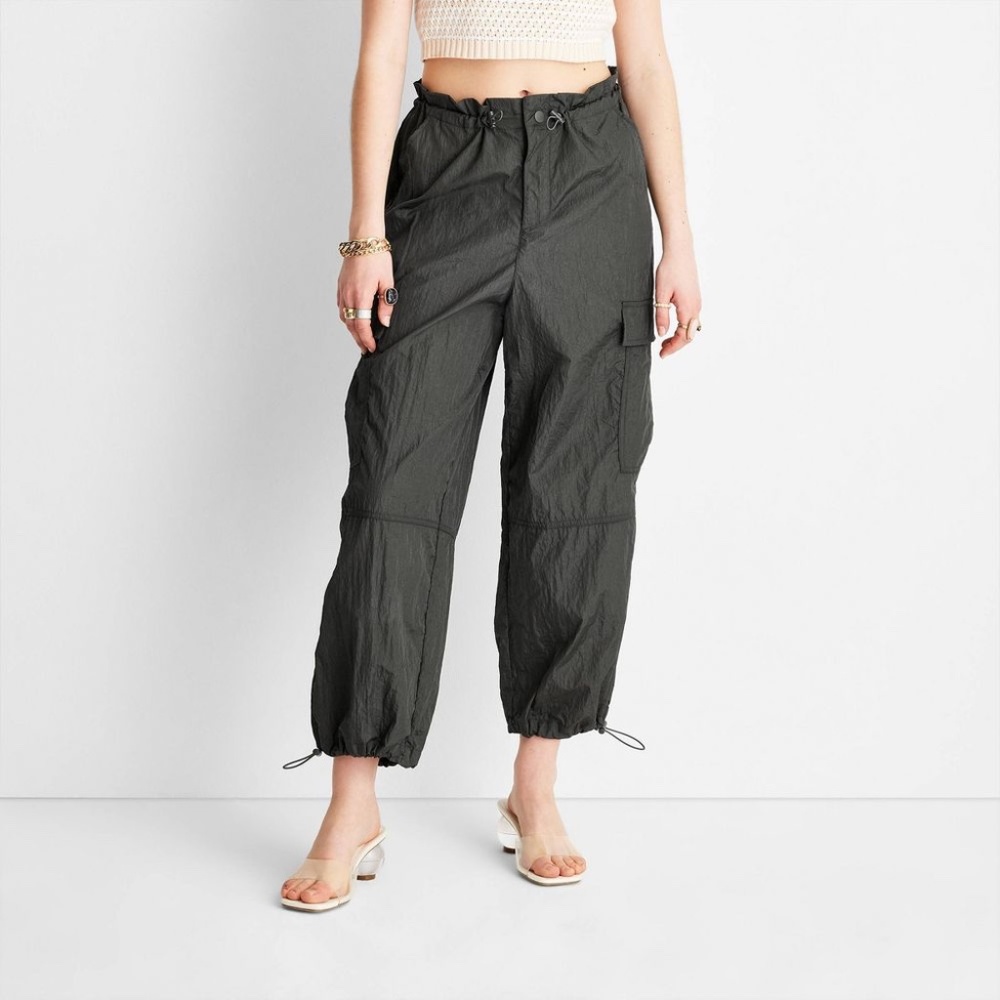 Women's Utility Nylon Cargo Pants - Future Collective with Alani Noelle